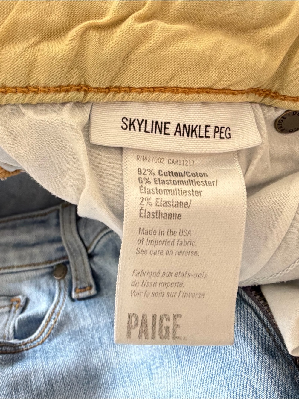 PAIGE Light Blue Skinny Jeans - Picture 4 of 7